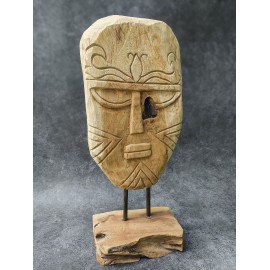 Ethnic mask,  Timor Island, Boho, teak