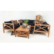 Mataram - a teak wood set of garden furniture