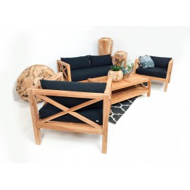 Mataram - a teak wood set of garden furniture