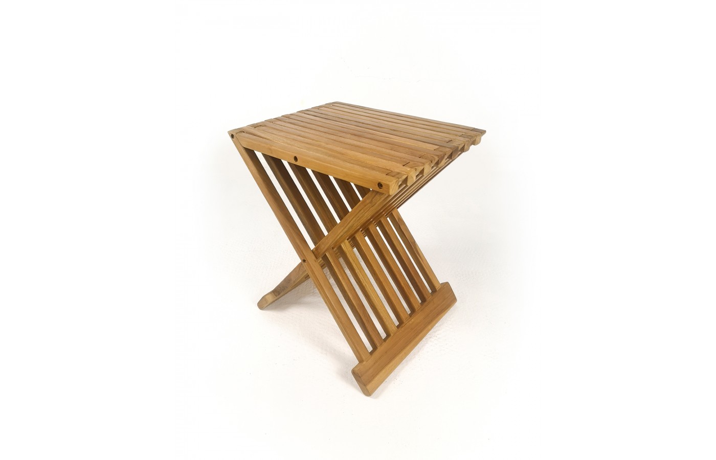 Folding stool SPA20, teak