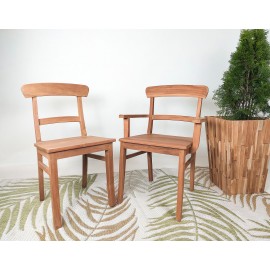 Rustic chair, Teak wood