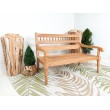 Garden teak bench Baruna 120 cm