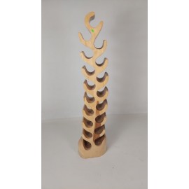 OUTLET Rack for exotic wine for 18 bottles, Suar