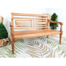 Garden teak bench  120 cm