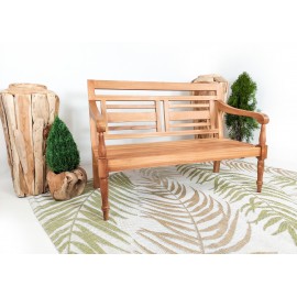 Garden teak bench  120 cm