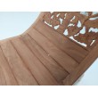 Decorated teak bench