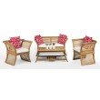 Set of garden furniture AUSTER, teak wood