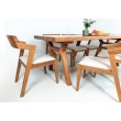 Dining set - table with 8 chairs solid KUKU wood