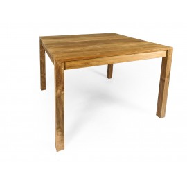 Square garden table, Teak