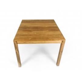 Square garden table, Teak