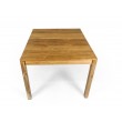 Square garden table, Teak