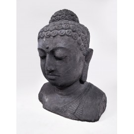 A massive Buddha garden figure