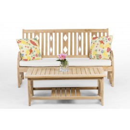 Dedun - a teak wood set of garden furniture