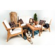 KUBU - a teak wood set of garden furniture