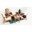 KUBU - a teak wood set of garden furniture