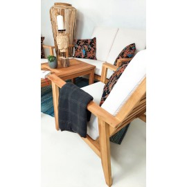 KUBU - a teak wood set of garden furniture