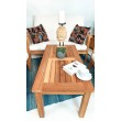 KUBU - a teak wood set of garden furniture