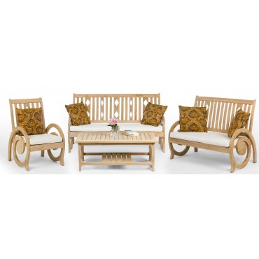 Dedun - a teak wood set of...