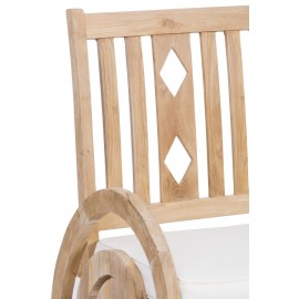 Dedun - a teak wood set of garden furniture