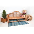 Garden teak bench Tirawa 180 cm