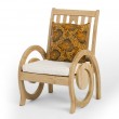 Dedun - a teak wood set of garden furniture