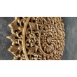 Oriental wall panel - Lotus Flower Mandala - Bali sculpture, 50 cm