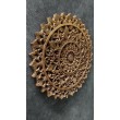 Oriental wall panel - Lotus Flower Mandala - Bali sculpture, 50 cm