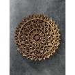 Oriental wall panel - Lotus Flower Mandala - Bali sculpture, 50 cm