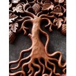 Oriental wall panel - Vine - Bali sculpture, 40 cm