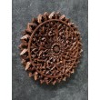 Oriental wall panel - Lotus Flower Mandala - Bali sculpture, 30 cm