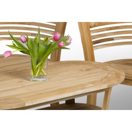 Set of garden furniture 4-piece Anat, wood Teak