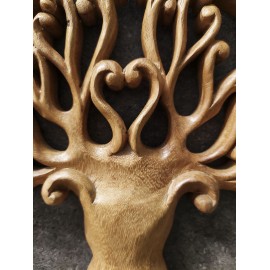 Oriental wall panel - Tree of Life - Bali sculpture, 30 cm