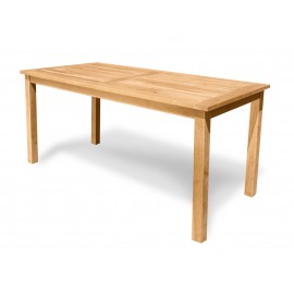 Rectangular garden table, Teak 160x80 cm