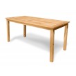 Rectangular garden table, Teak 160x80 cm