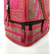 Embroidered Cotton Handbag in Rose and Emerald Green from Bali, B6