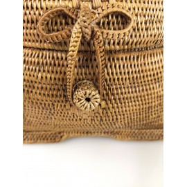 Handcrafted Ate Grass Handle Handbag from Bali, B12