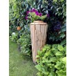 Garden amphora L-size reclaimed wood, teak