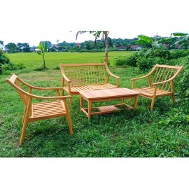 Garden teak wood set Langgar