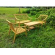 Garden teak wood set Langgar