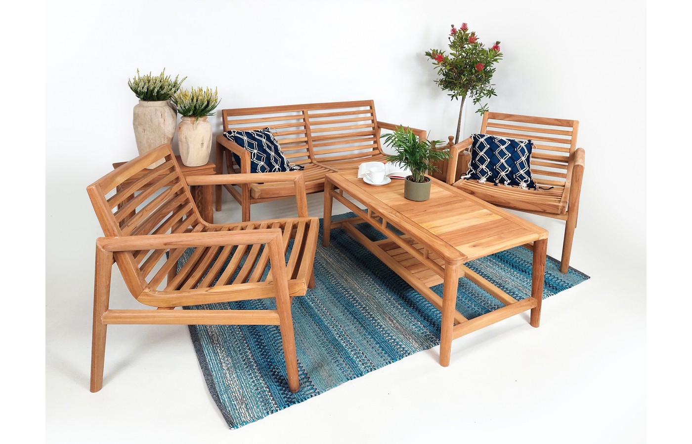 Set of garden furniture Serang , teak wood