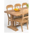 Byzantine Teak feast dining table + 6 chairs