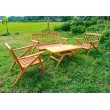 Zestaw ogrodowy Gudang z drewna teak