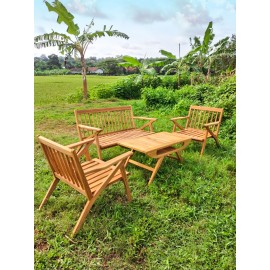 Garden furniture set Gudang, teak wood