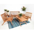 Garden furniture set Gudang, teak wood