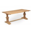 Byzantine table made of teak wood + 6 chairs