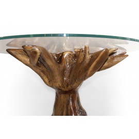 Exclusive table based on teak root