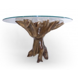 Exclusive table based on teak root