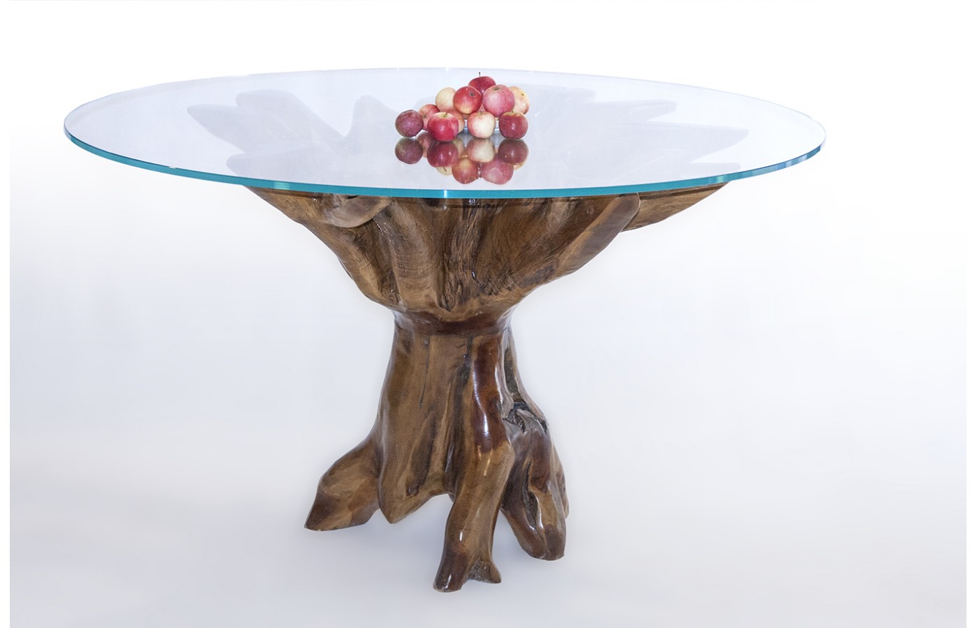 Exclusive table based on teak root