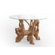 Exclusive table based on teak root