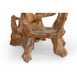 Exclusive table based on teak root